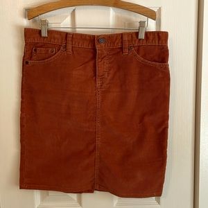 Gap limited edition corduroy skirt